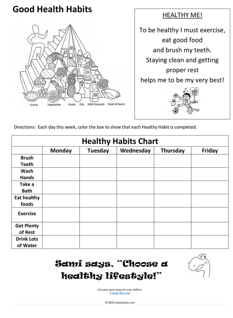 Good Health Habits The Critical Years