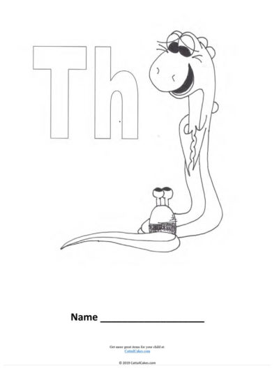 Letters Th Booklet Title Page - The Critical Years